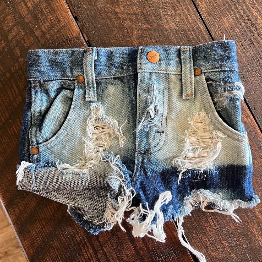 Wrangler Shorts for Toddler. Sorry Charlie Denim Co